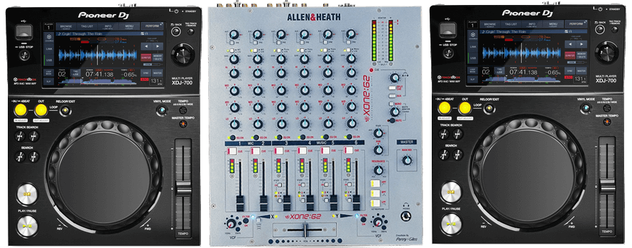 Kit de régie pour Disc Jockey XONE 62 + XDJ 700